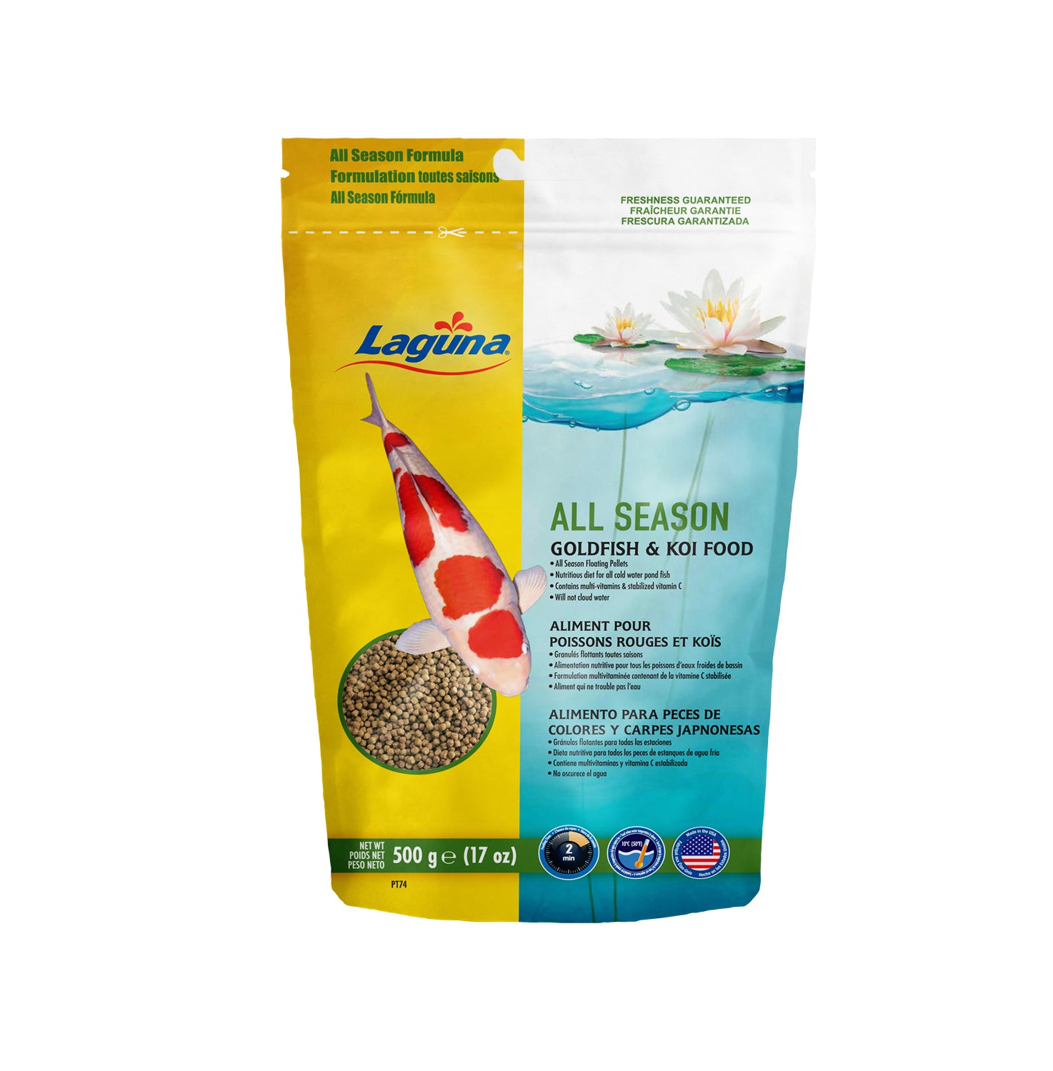 Laguna All Season Floating Goldfish & Koi Food – KensFish.com