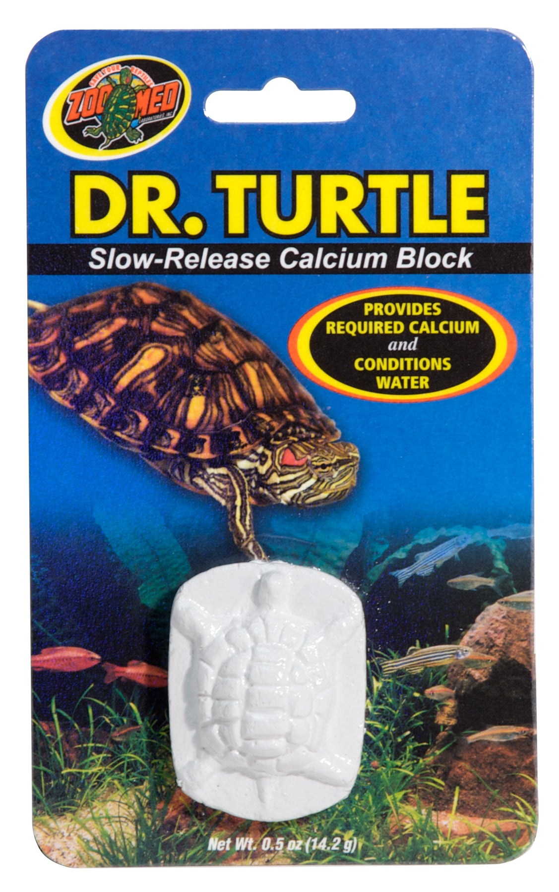 Zoo Med Dr. Turtle Slow Release Calcium Block – KensFish.com