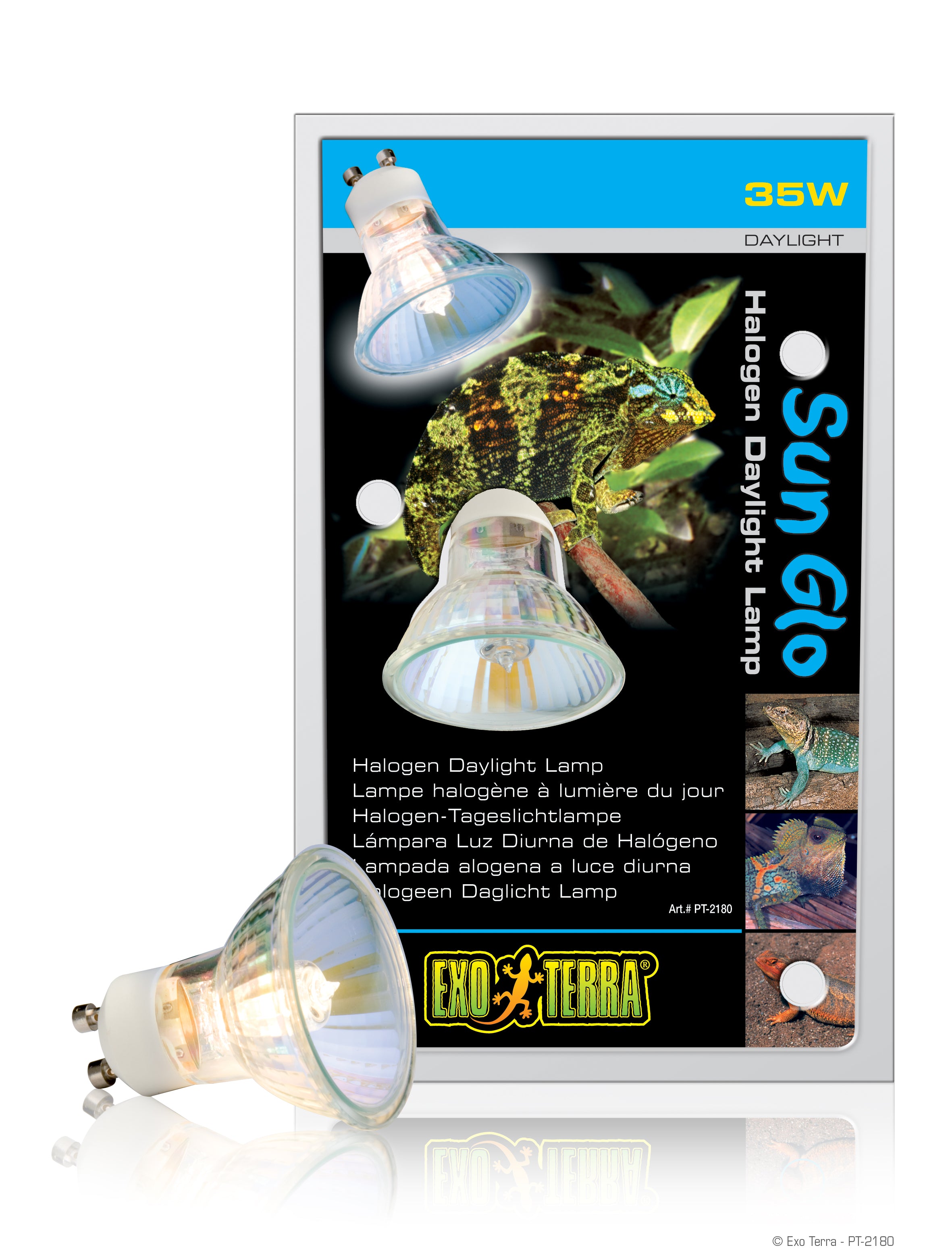 Exo Terra Sun Glo Halogen Basking Lamp 35 Watt KensFish