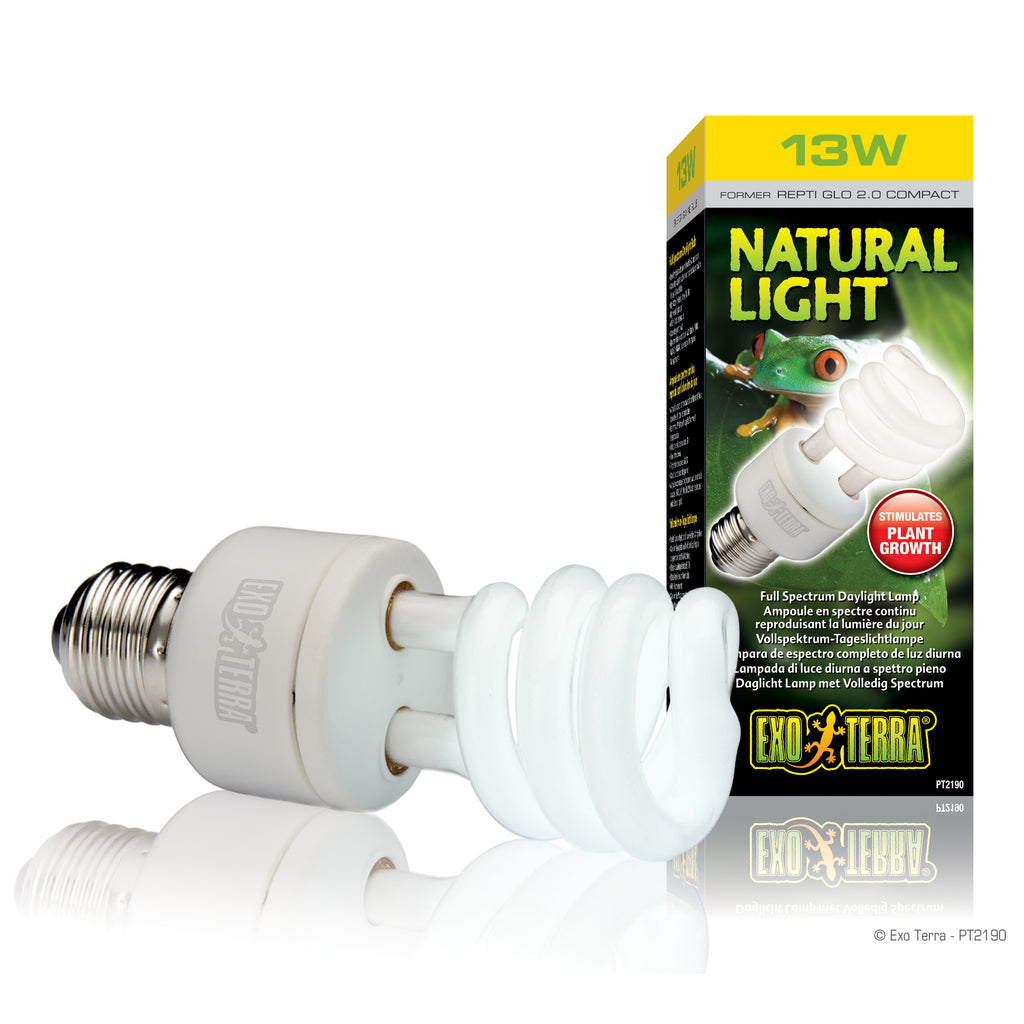 craft Duplikering blande Exo Terra Natural Light Full Spectrum Daylight Bulb – KensFish.com