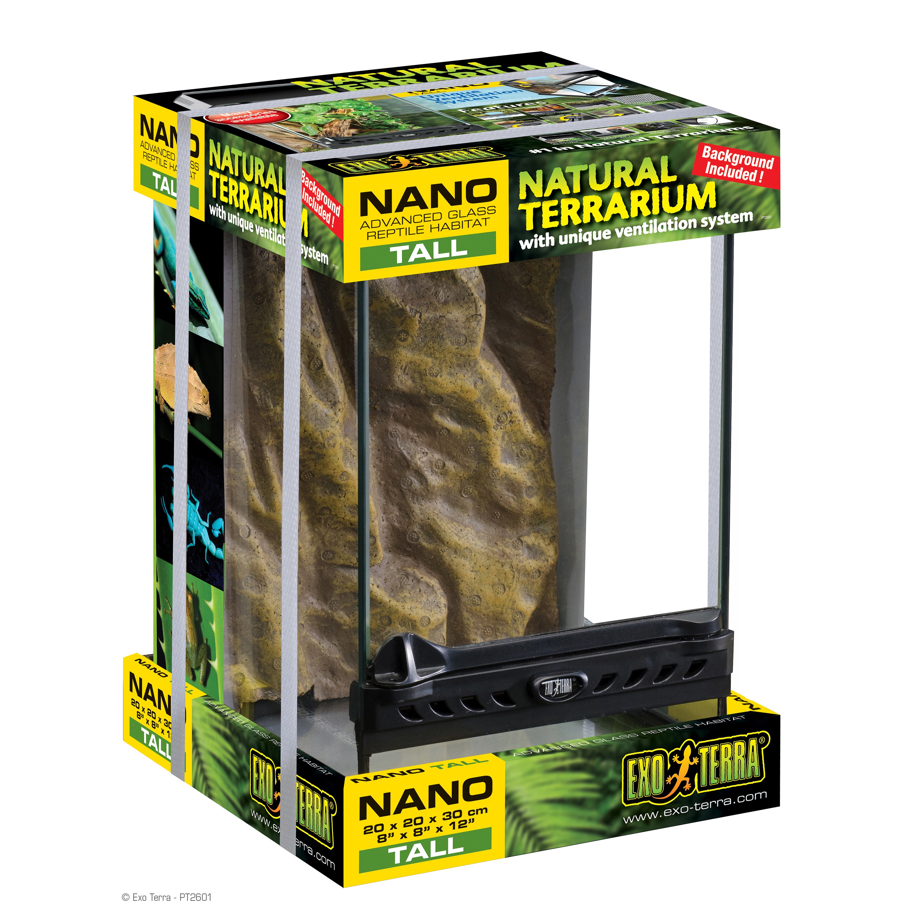 EXO TERRA Iguana Tye-Dyed | Terra Exo - 8x8x8 Cage Nano NANOグラステラリウムナノ 温室・飼育ケース