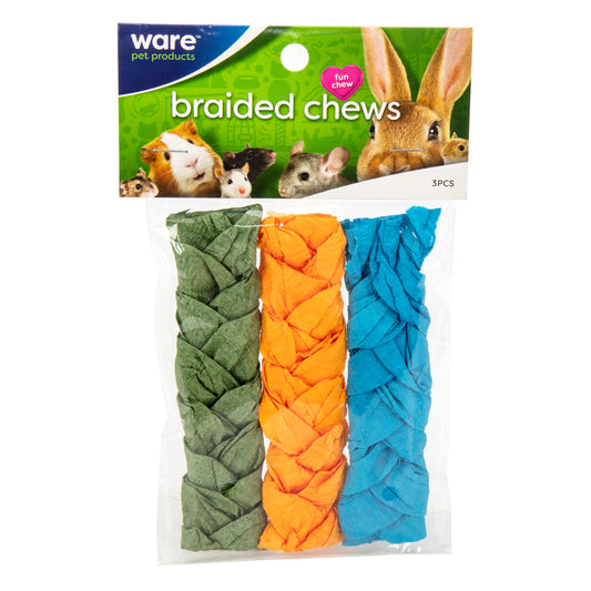 Ware Braded Chews Large 3 Piece