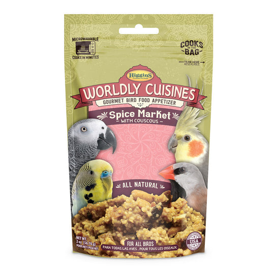 Higgins Worldly Cuisines Spice Market Bird Food 2 oz.