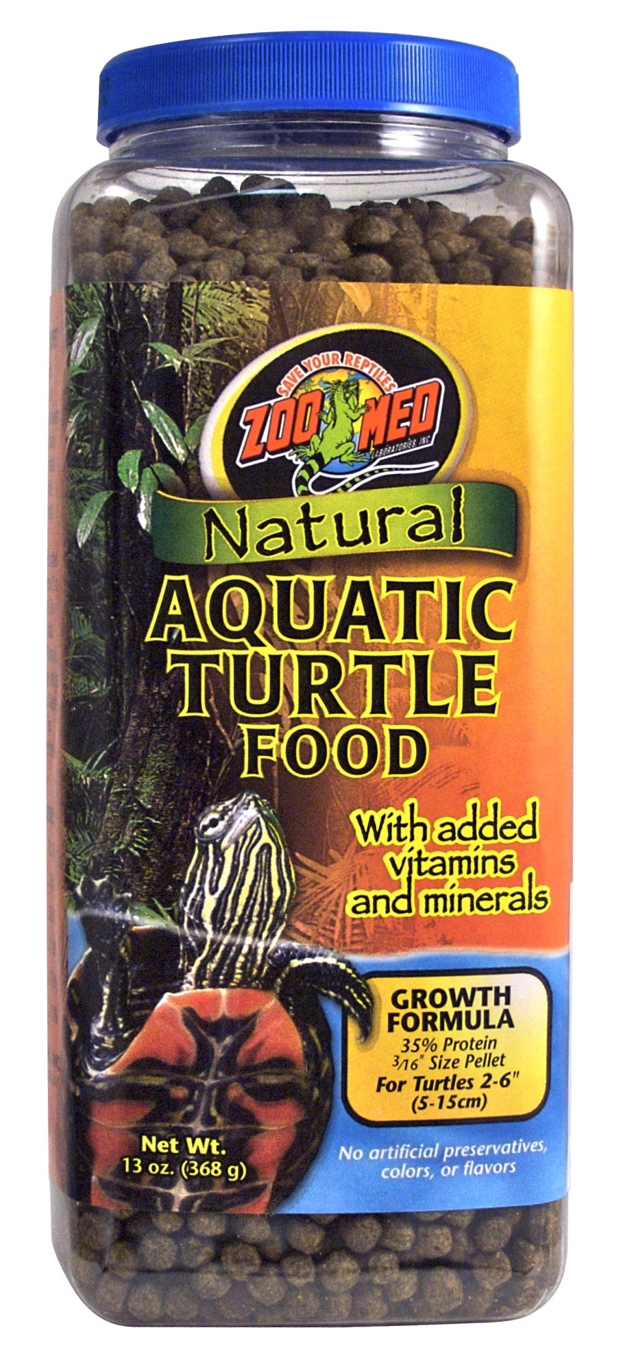 Zoo Med Natural Aquatic Turtle Food Growth Formula
