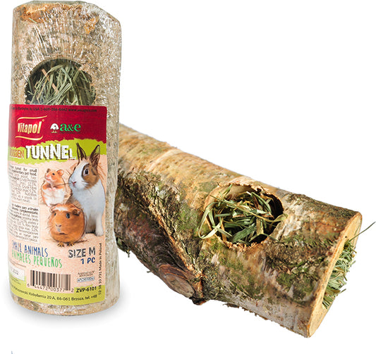 Vitapol Wood Tunnel with Hay Medium