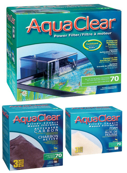 Filtreur AquaClear 70 pour Aquariums