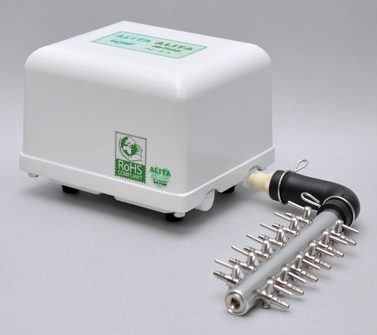 Alita AL-15A Linear Air Pump + 12 Gang Manifold