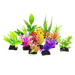 aquatop-multi-color-plastic-plant-3-inch-12-pack
